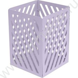 Подставка д/каранд. и ручек 7,2*7,2*10см квадратная, металлическая, пастельно-сиреневая "Pastel" | Фото 1