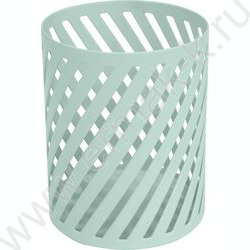 Подставка д/каранд. и ручек 8*10см круглая, металлическая, пастельно-мятная "Pastel" | Фото 1