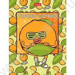 Зап. книжка  80л А6 тв.обл. "Точно сочно" глянец/клетка | Фото 1