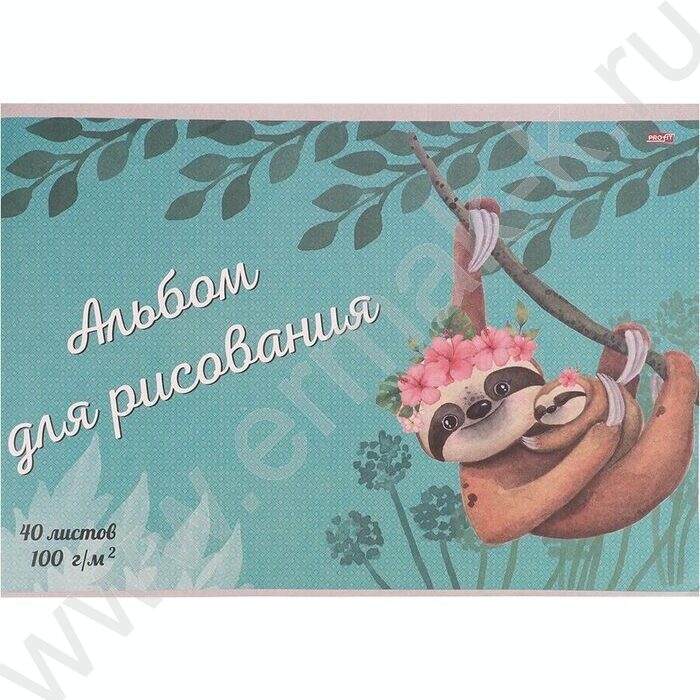 Альбом д/рисования 40л "Зверьки из джунглей" | Фото 3