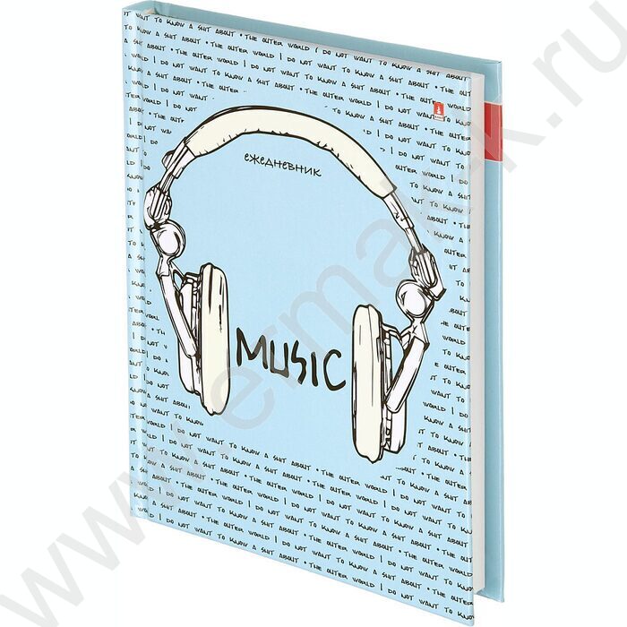 Ежедневник н/дат А6 Soundmania глянц/линейка | Фото 1