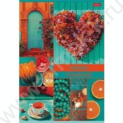 Тетрадь  48л А4 клетка "В мире грез" /глянц. ламин./ 5видов | Фото 1