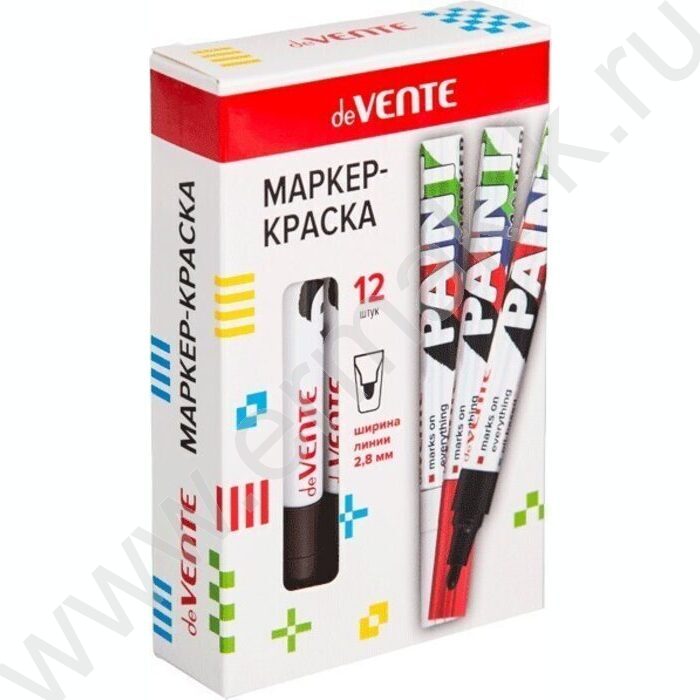 Маркер-краска /коричневый/ 2,8мм круг /нитро-основа | Фото 2