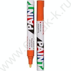Маркер-краска /оранжевый/ 2,8мм круг /нитро-основа | Фото 1