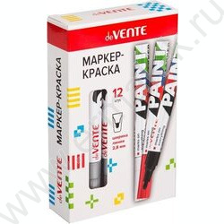 Маркер-краска /серебристый/ 2,8мм круг /нитро-основа | Фото 2