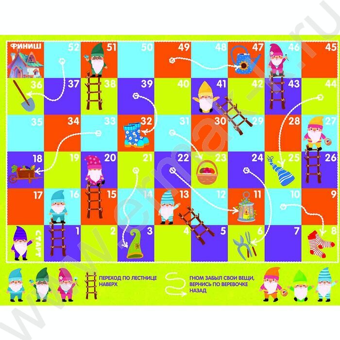 Игра- ходилка Веселые ходилки 4в1 | Фото 4