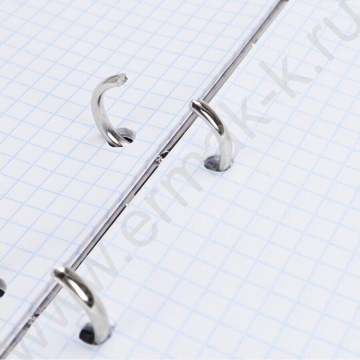 Тетрадь  80л клетка/кольца "Круги на воде" /лянец/лен/ | Фото 4