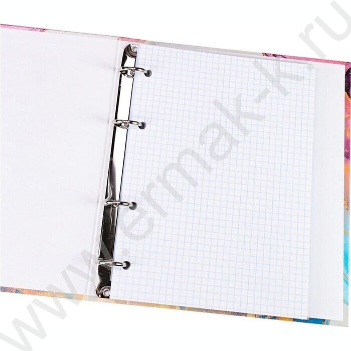 Тетрадь  80л клетка/кольца "Премиальный мрамор" /лянец/лен/ | Фото 3