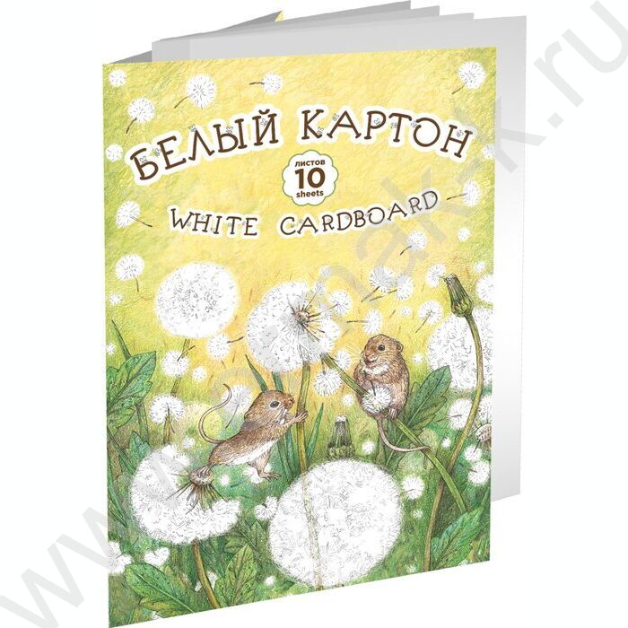 Картон белый А4 10л "Веселый май" | Фото 1