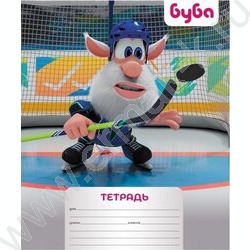 Тетрадь  12л линейка узкая "Буба" ассорти | Фото 3