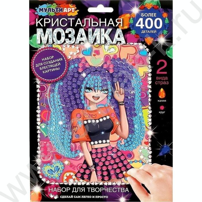 Набор д/творчества Кристальная мозаика Аниме 17*23 | Фото 1
