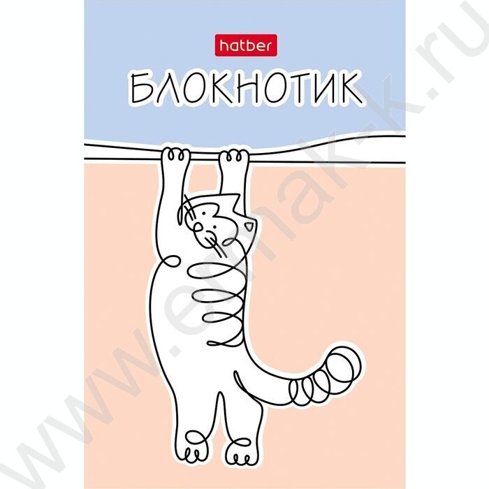 Блокнот  48л А7 3-х цв.блок "Закрученные истории" | Фото 3