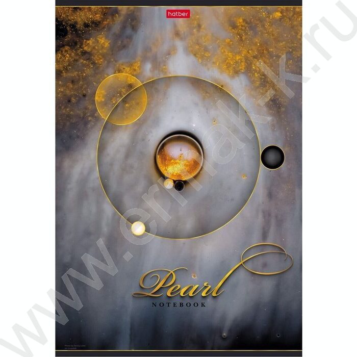 Тетрадь  80л А4 линейка "Pearl" /мат.лам.,тиснение/ | Фото 1
