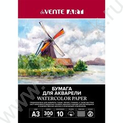 Папка д/акварели А3 10л 300г/м2 (хлопок 50%) "ARTISTIC STUDIO" | Фото 1