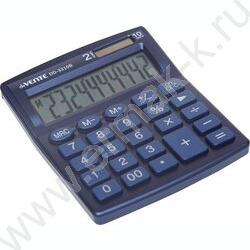 Калькулятор DD-3310B /105*127*21мм, двойное питание /синий, 10 разряд | Фото 1