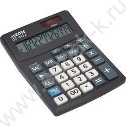 Калькулятор DD-4412 /102*137*31мм, двойное питание /черный, 12 разряд | Фото 1