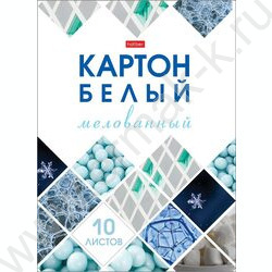 Картон белый А4 10л "Мозаика" | Фото 1