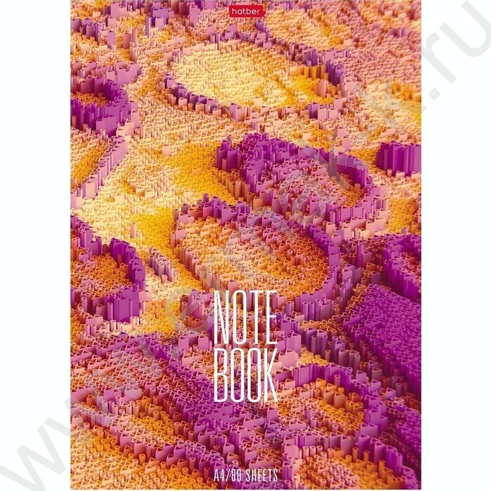 Тетрадь  80л А4 клетка "Хрупкие грани" | Фото 2