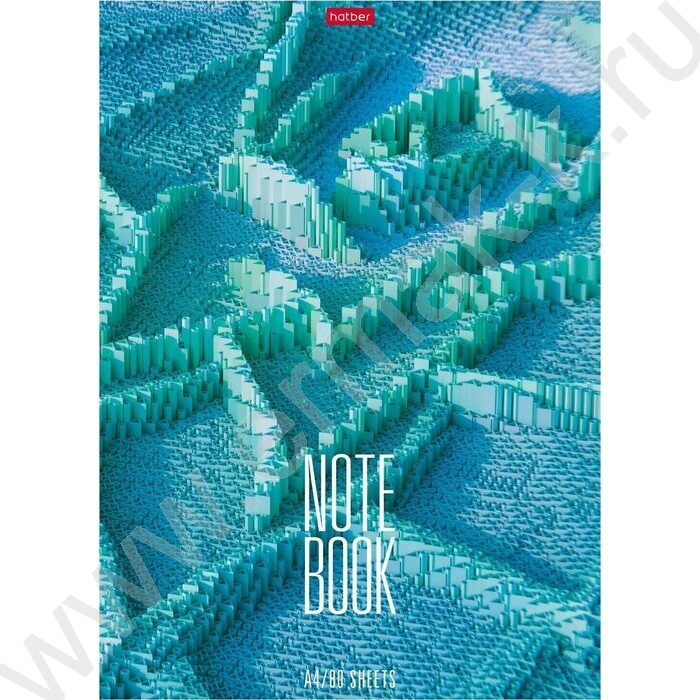 Тетрадь  80л А4 клетка "Хрупкие грани" | Фото 3