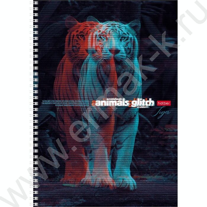 Тетрадь  80л А4 клетка/спираль "Расфокус" глянц.лам. | Фото 1