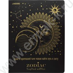 Папка 2 кольца 35мм "Zodiac" фактура "песок" 0,65мм, карман внутр./вмест.250л | Фото 1