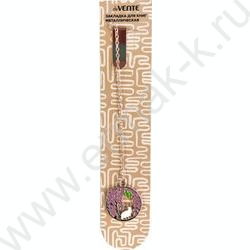 Закладка металлическая "Cute Cat" с клипсой и подвесом на цепочке./ассорти | Фото 3