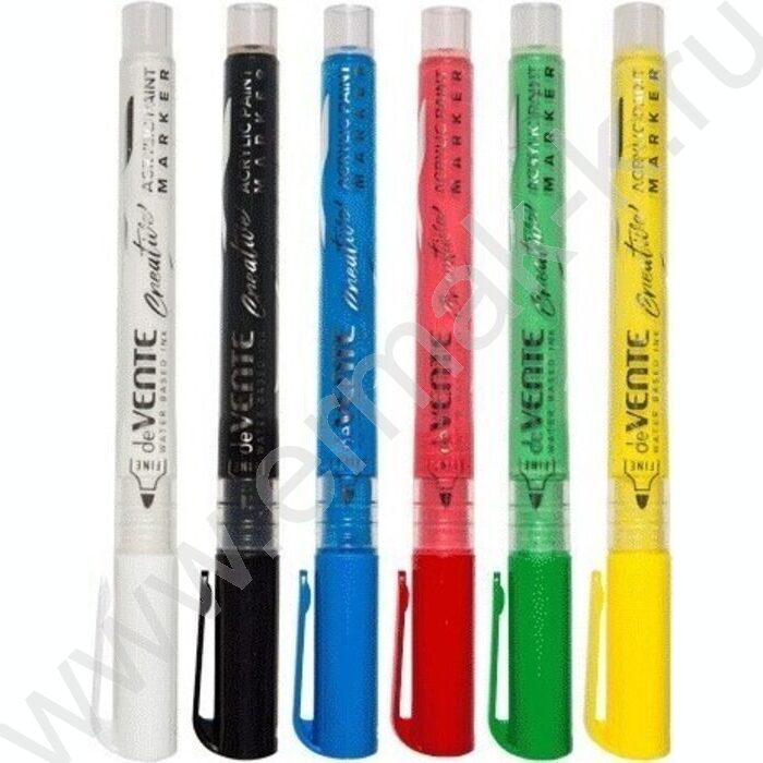 Маркер акриловый /набор  6цв/ "Creative Classic" Классические цвета | Фото 2