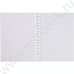 Зап. книжка  80л А6 спираль /пластик.обл. "CANVAS  Серая" | Фото 2