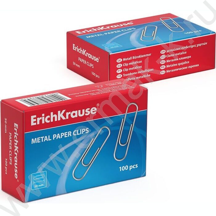 Скрепки 50мм /100шт никелированные | Фото 2