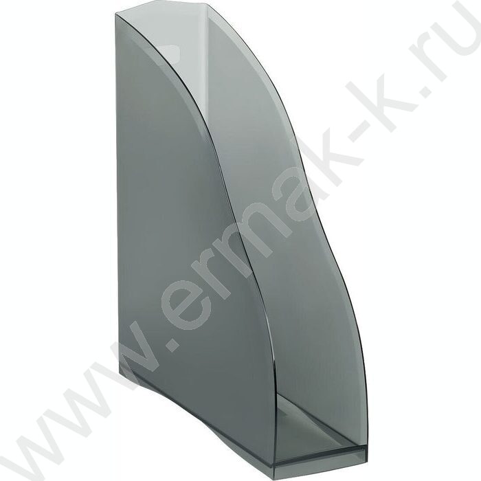 Лоток вертикальный литой "Дельта" /тонированный черный /ширина 85мм | Фото 1