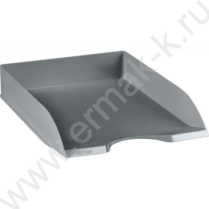 Лоток горизонтальный литой "Дельта" /серый | Фото 1