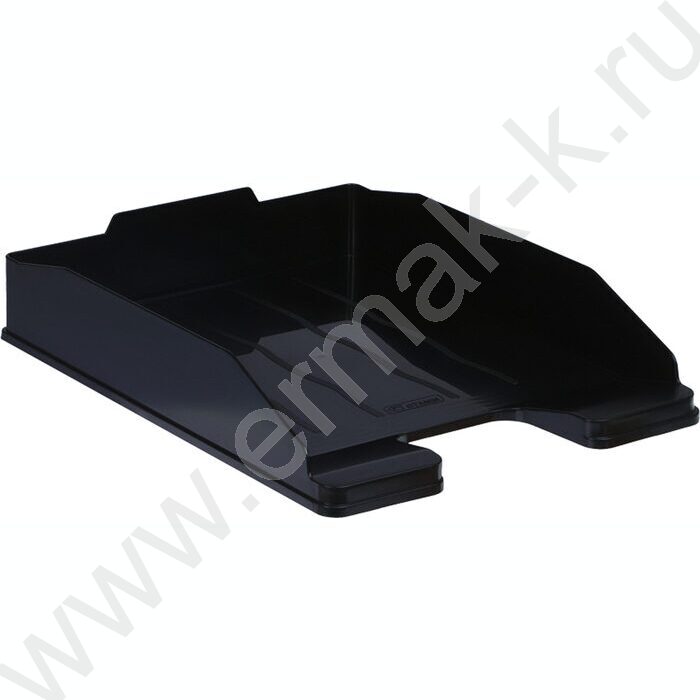 Лоток горизонтальный литой "Эксперт" /тонированный, черный | Фото 1