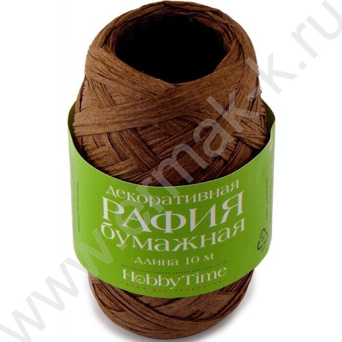 Рафия бумажная декоративная 10м 4цв гамма 2, в дисплее | Фото 3