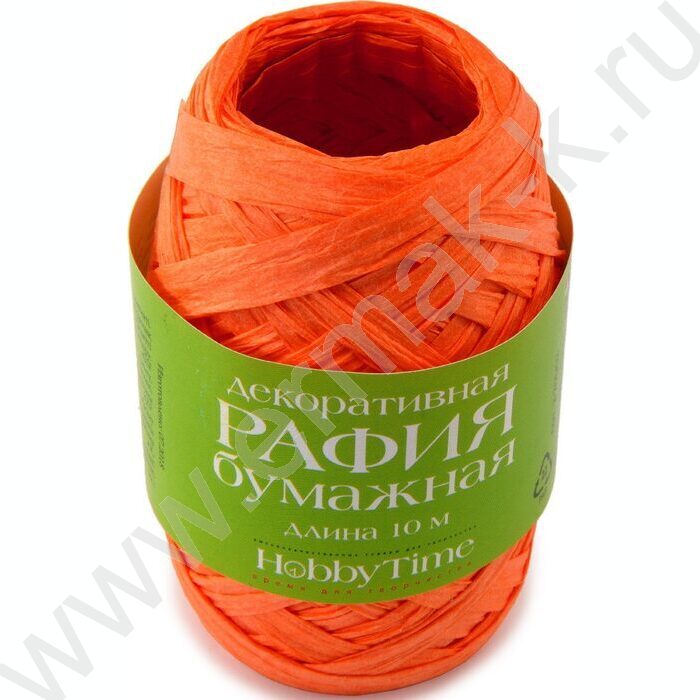 Рафия бумажная декоративная 10м 4цв гамма 2, в дисплее | Фото 5