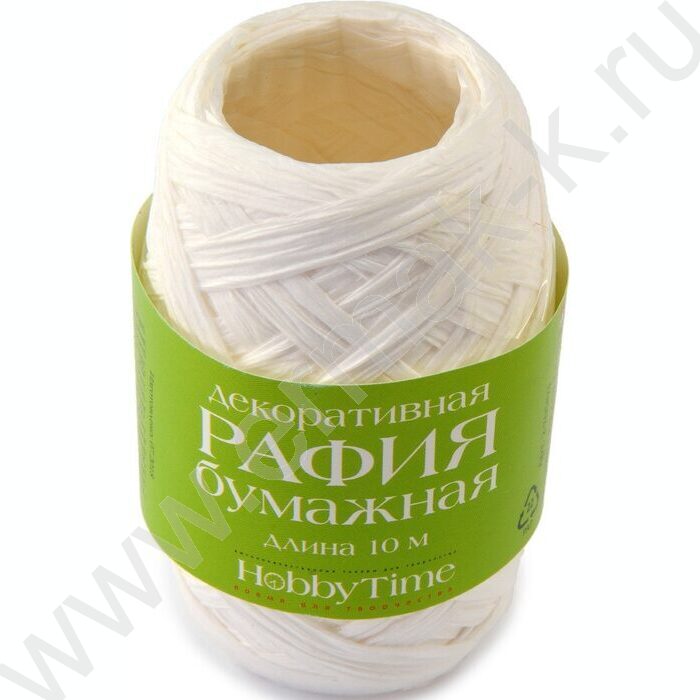 Рафия бумажная декоративная 10м 4цв гамма 3, в дисплее | Фото 3