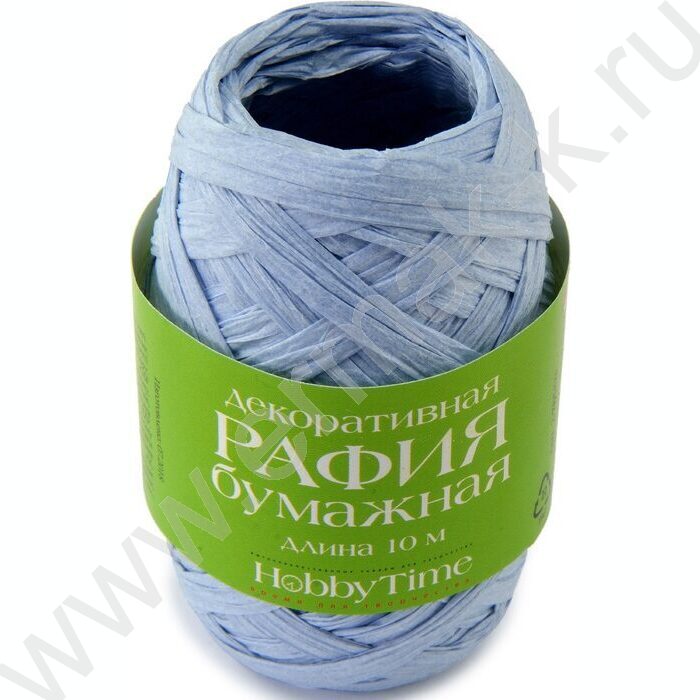 Рафия бумажная декоративная 10м 4цв гамма 3, в дисплее | Фото 5