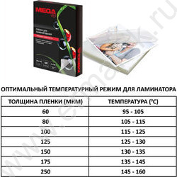Пленка д/ламинатора    А3 100мкм /100шт | Фото 4