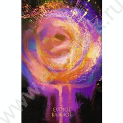 Зап. книжка 100л А5 тв.обл. "Роза" /матовая ламинация, тиснение фольгой "Золото" | Фото 1