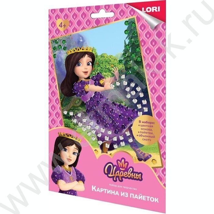 Набор д/творчества Картина из пайеток Царевны "Царевна Соня" | Фото 1