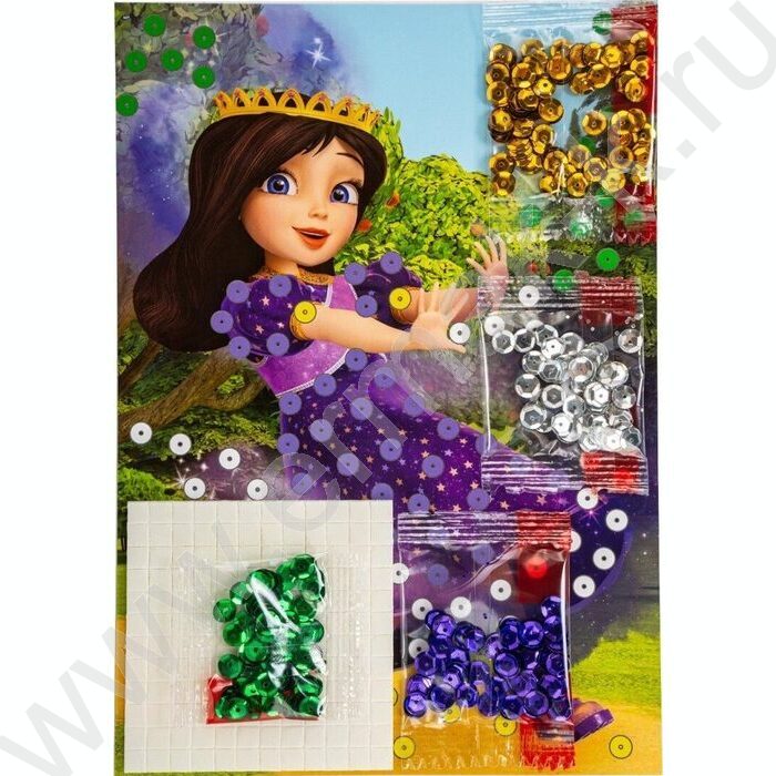 Набор д/творчества Картина из пайеток Царевны "Царевна Соня" | Фото 2