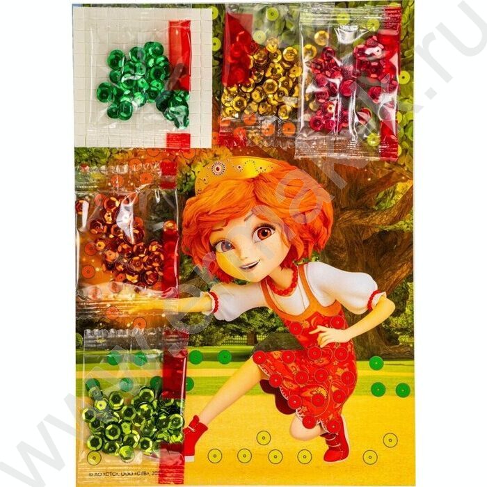 Набор д/творчества Картина из пайеток Царевны "Царевна Варя" | Фото 2