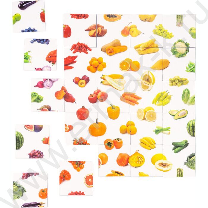 Игра Шурум-Бурум.Найди половинку.Овощи,фрукты | Фото 4