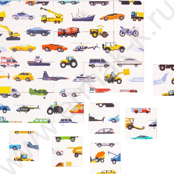 Игра Шурум-Бурум.Найди половинку.Транспорт | Фото 4