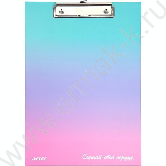 Клипборд А4 "Degrade" /картон /мат. ламинация /тиснение фольгой | Фото 1