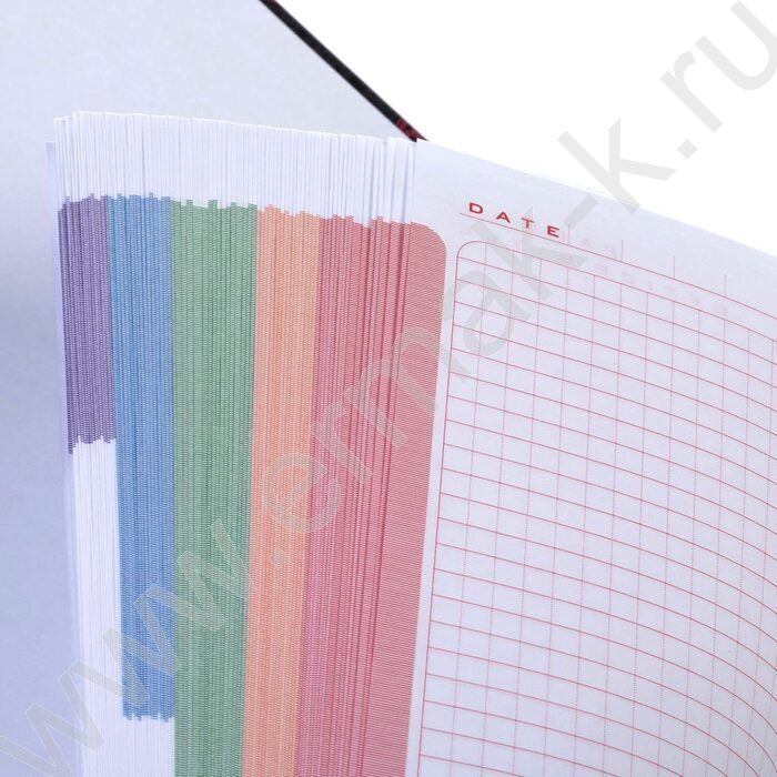 Бизнес-блокнот  80л А4 5-цв.блок/тв.обл /мат. лам.3D фольга/ "Золотые склоны гор" | Фото 2