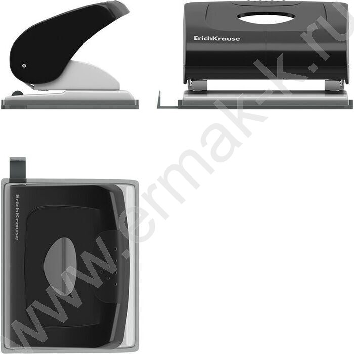 Дырокол  20л пластик Elegance /линейка/ ассорти | Фото 2