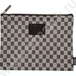 Папка для тетрадей A5 "TOTAL BLACK" иск.кожа, на молнии сверху, каучуковая аппликация | Фото 1
