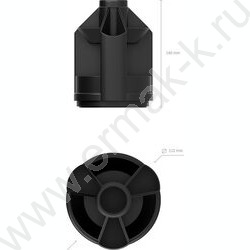 Подставка д/каранд. и ручек Mini Desk, Classic /чёрная | Фото 3