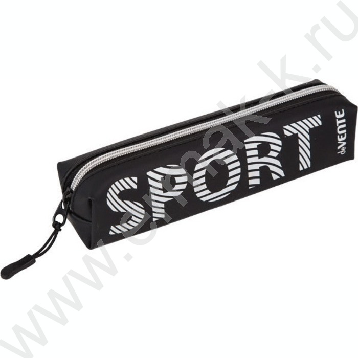 Пенал-прямоугольный 21*4*4см "Sport", молния, силикон, с объемной печатью | Фото 1
