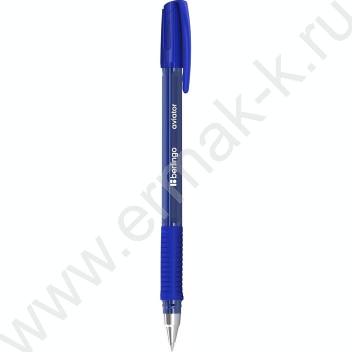 Ручка шар "Aviator" 0,7мм синяя /резин. грип | Фото 1